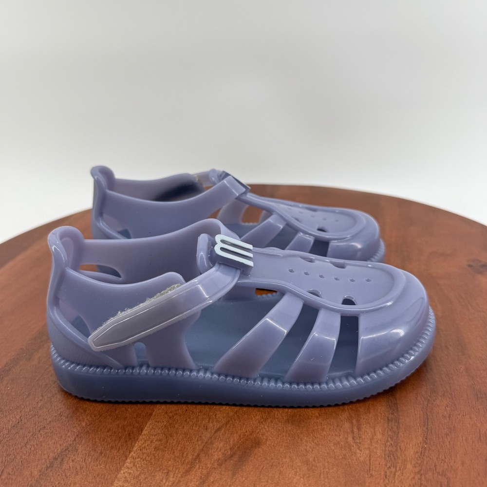Mini‎ Melissa Hip Daydream BB Kids Blue Summer Fisherman Jelly Sandals Size 12